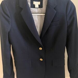 J. Crew Women's Navy Blazer